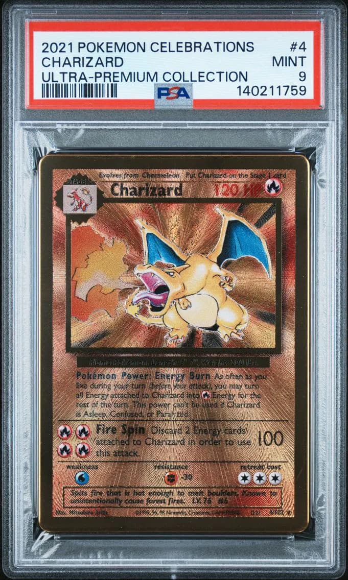 Charizard, PSA 9