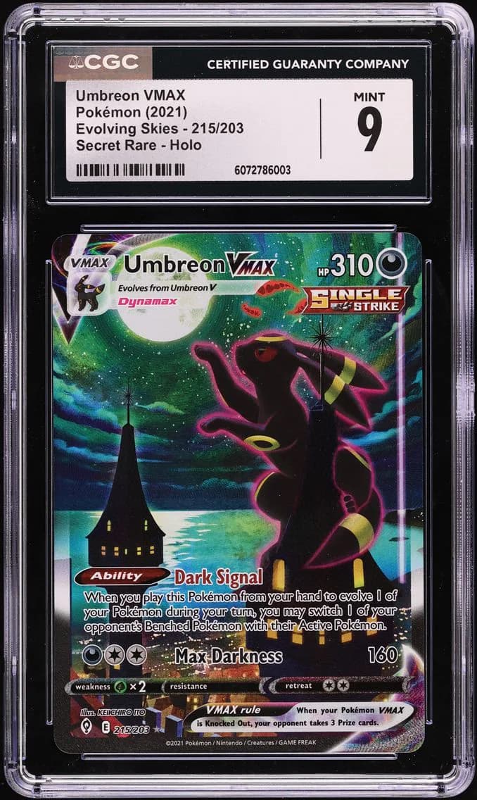 Full Art/Umbreon Vmax, CGC 9