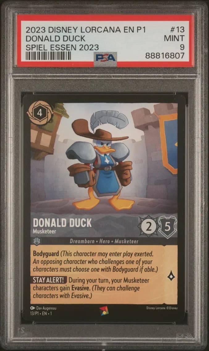 DONALD DUCK, PSA 9