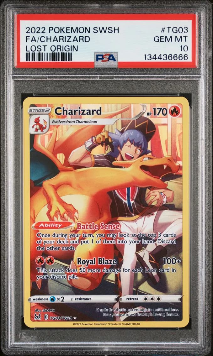 Full Art/Charizard, PSA 10