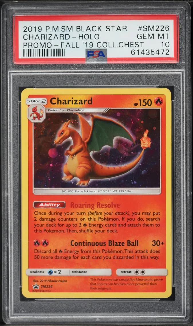 Charizard-Holo, PSA 10