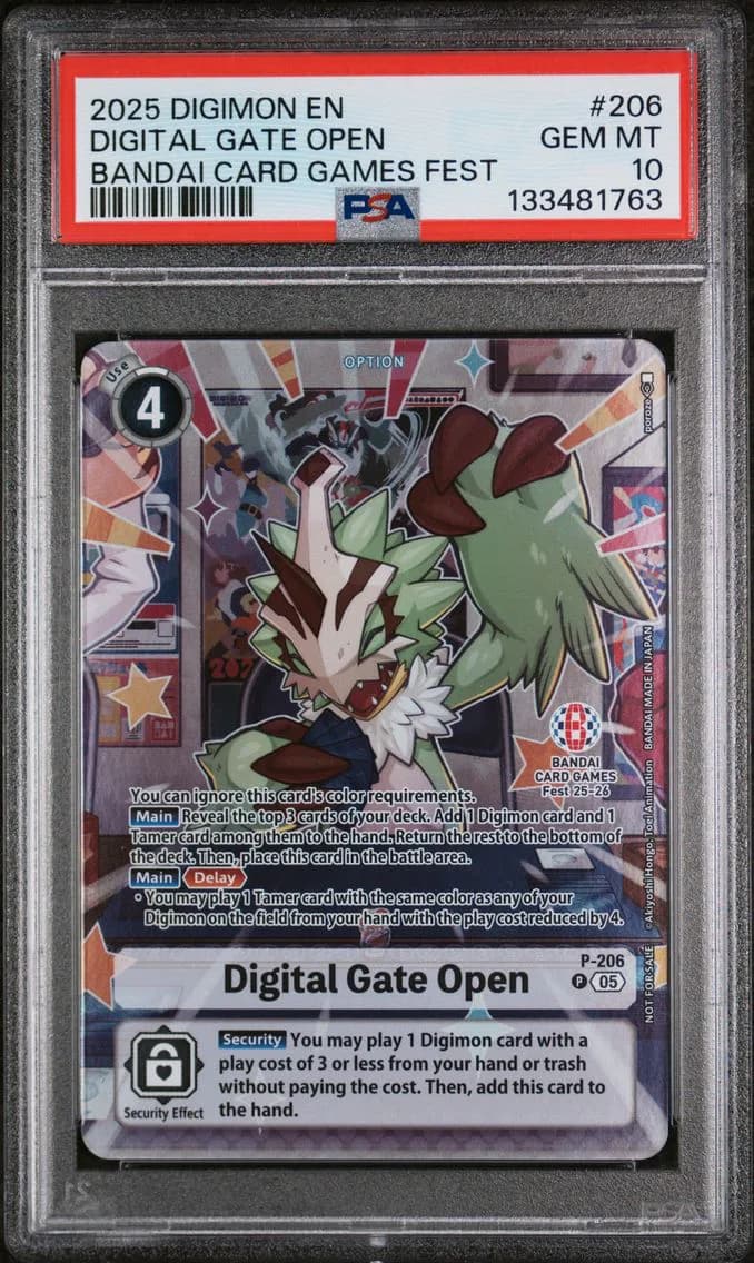 Digital Gate Open, PSA 10