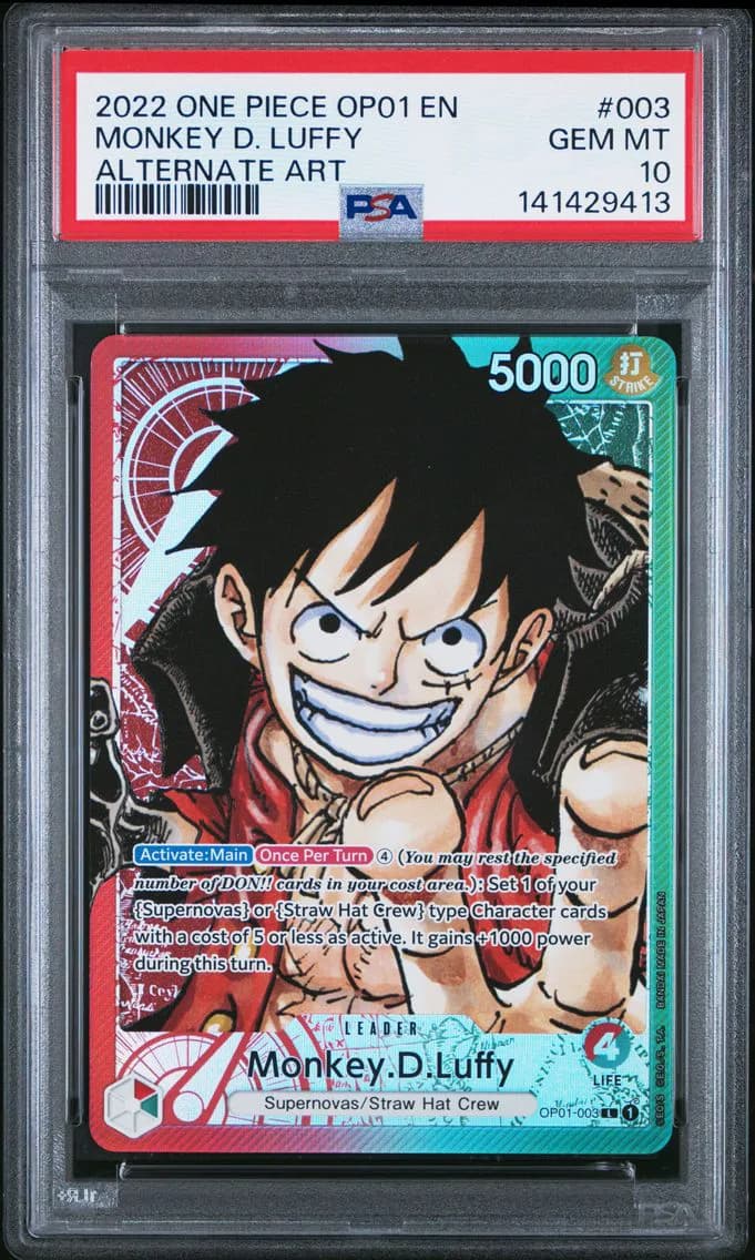 Monkey D. Luffy, PSA 10
