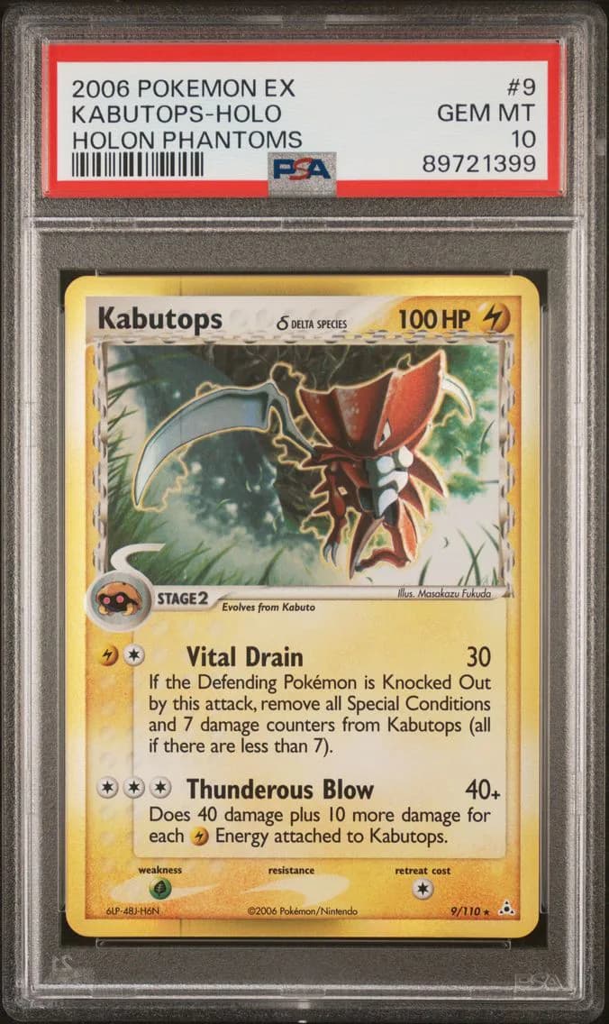 Kabutops-Holo, PSA 10