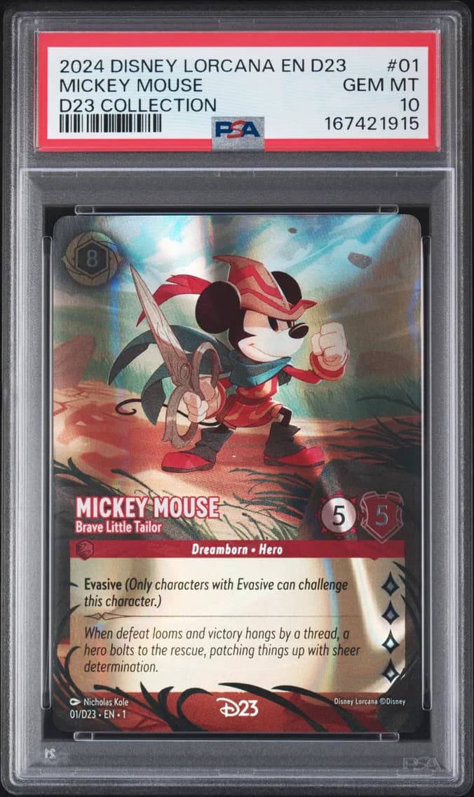 Mickey Mouse - Brave Little Tailor, PSA 10