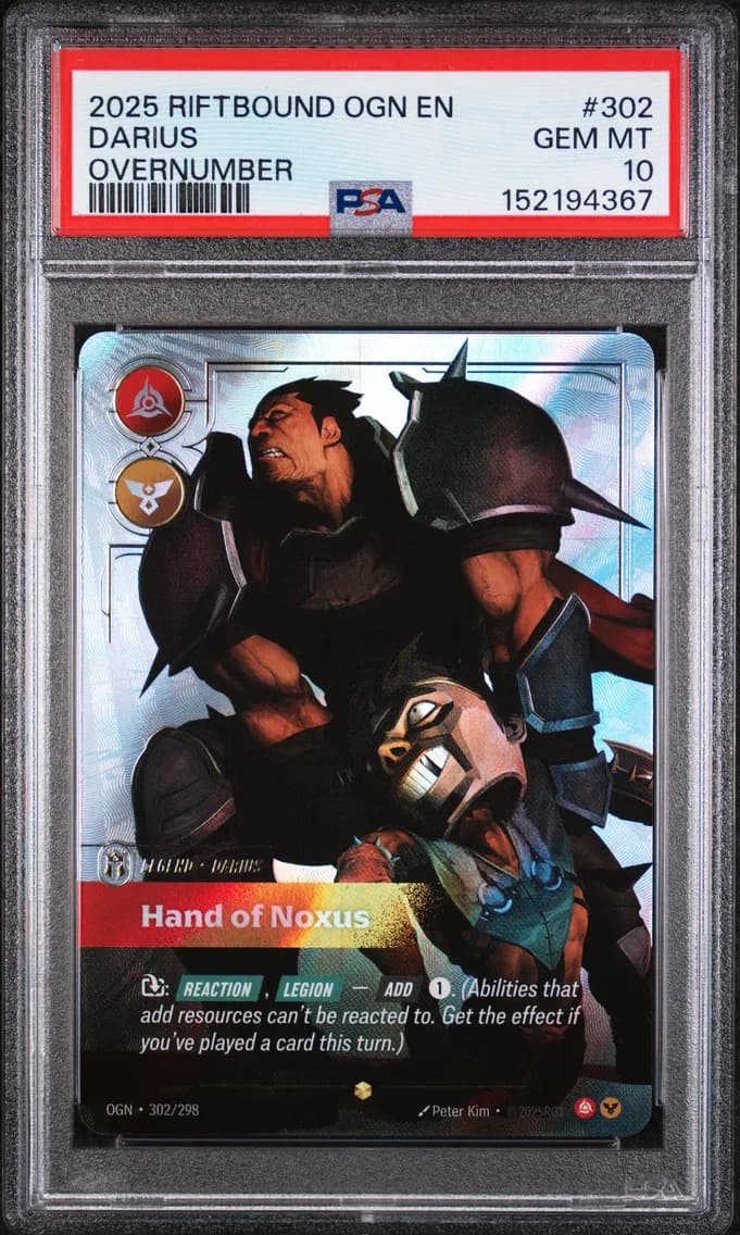 Darius - Hand of Noxus, PSA 10