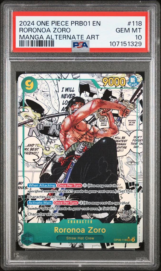 Roronoa Zoro, PSA 10