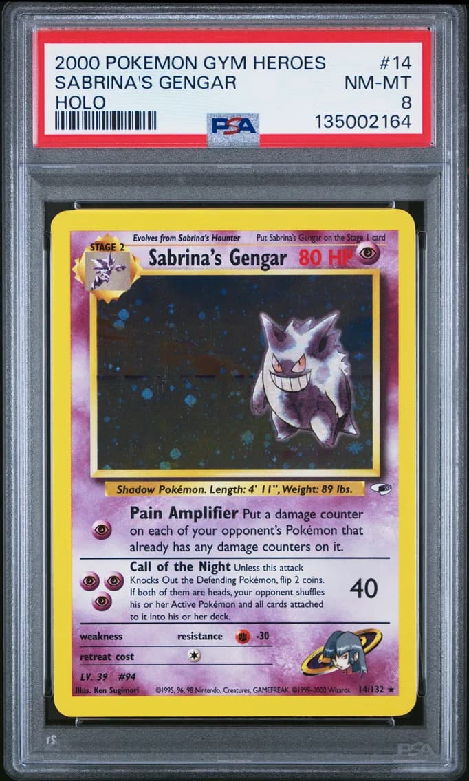 Sabrina's Gengar, PSA 8