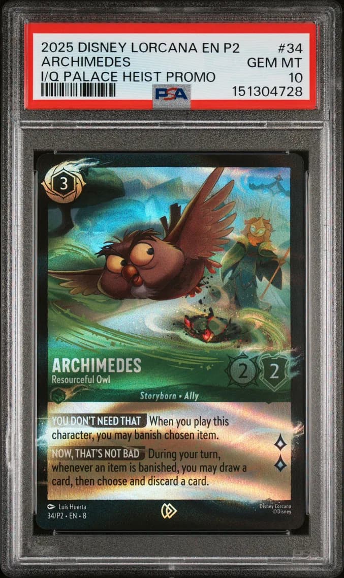Archimedes - Resourceful Owl, PSA 10