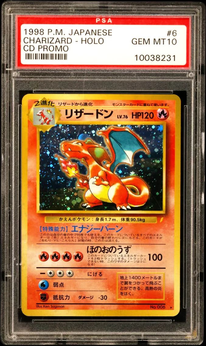 Charizard-Holo, PSA 10