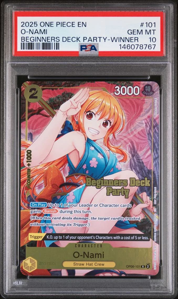 O-Nami, PSA 10