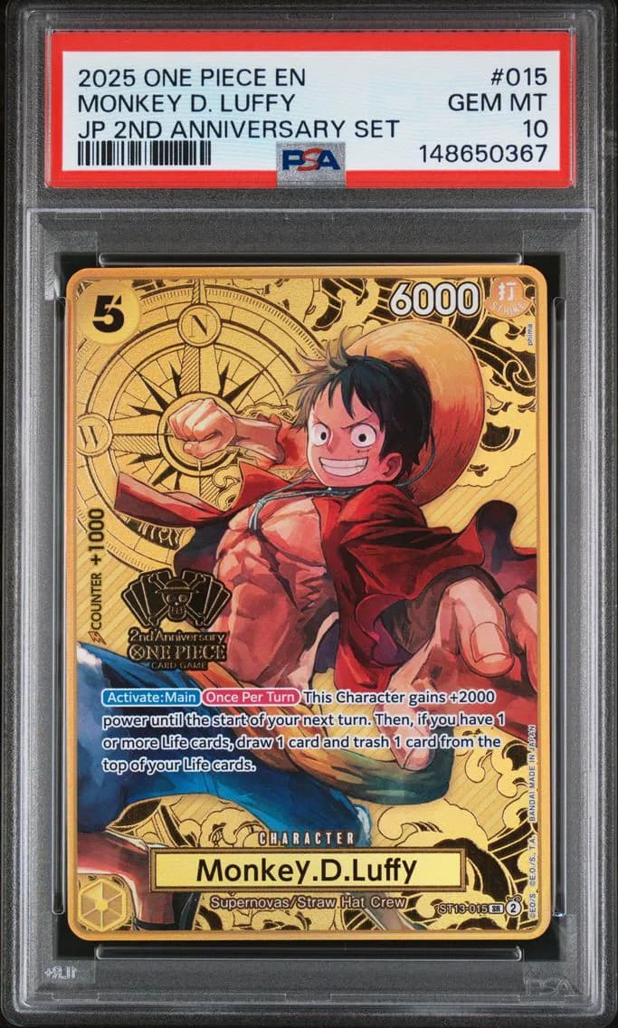 Monkey D. Luffy, PSA 10