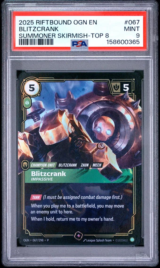 Blitzcrank - Impassive, PSA 9
