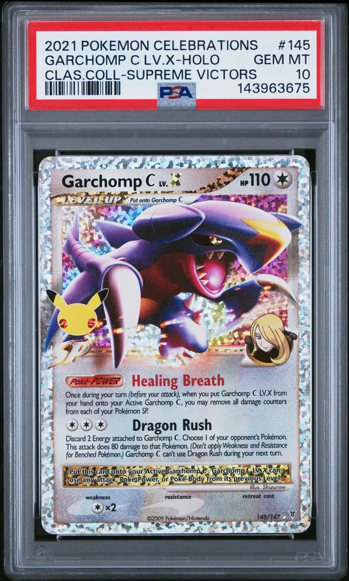 Garchomp C LV.X-Holo, PSA 10