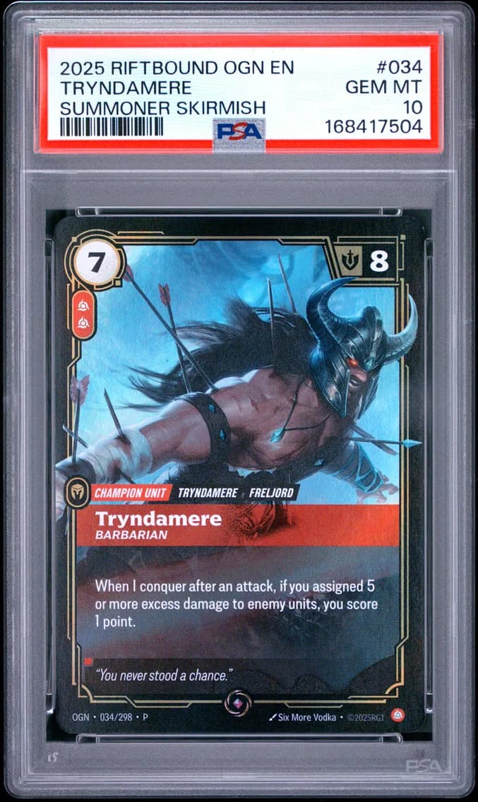 Tryndamere - Barbarian, PSA 10
