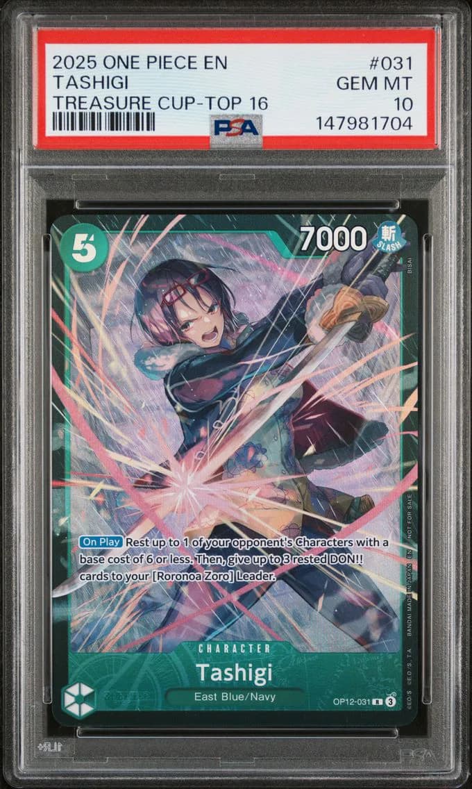 Tashigi, PSA 10