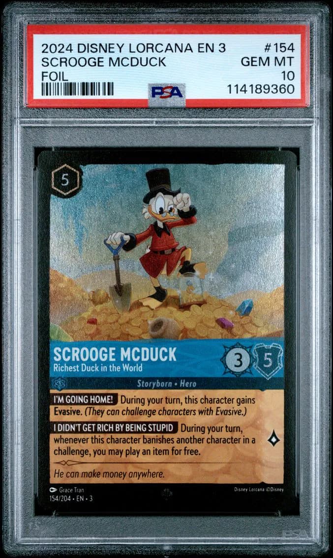 Scrooge Mcduck - Richest Duck in the World, PSA 10