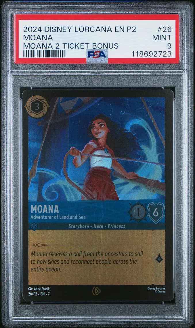 Moana - Adventurer of Land and Sea, PSA 9