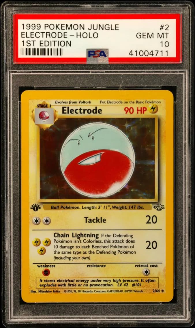 Electrode-Holo 1st Edition, PSA 10