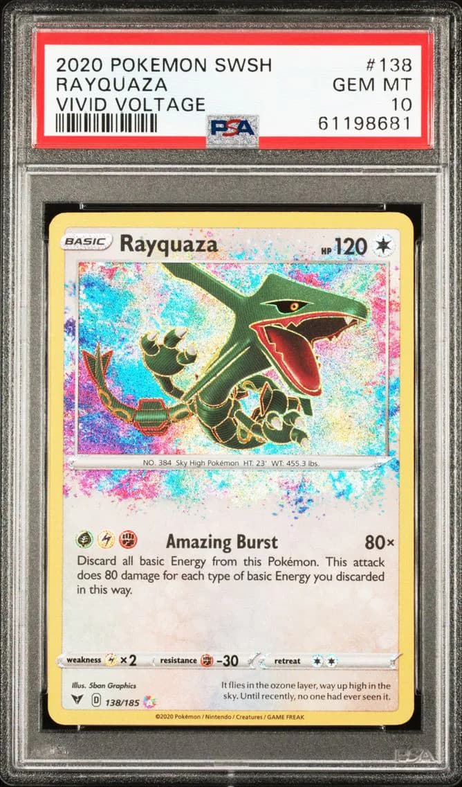 RAYQUAZA, PSA 10