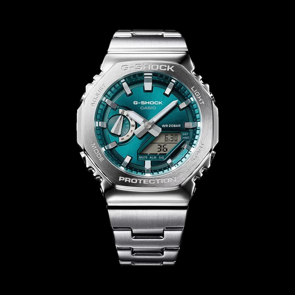 G-SHOCK 44.4mm - Blue-Green on Bracelet, TEDDY BALDASSARRE 10