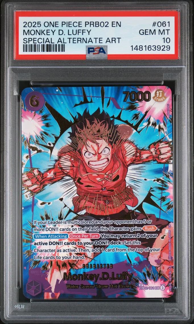 Monkey D. Luffy, PSA 10
