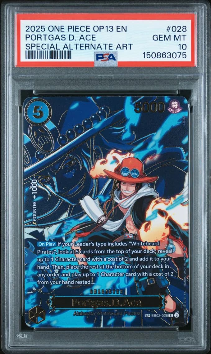 Portgas D. Ace, PSA 10