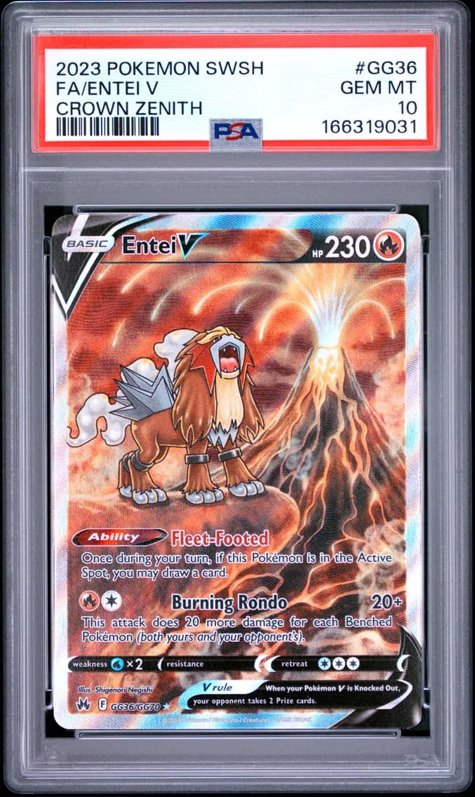 Full Art/Entei V, PSA 10