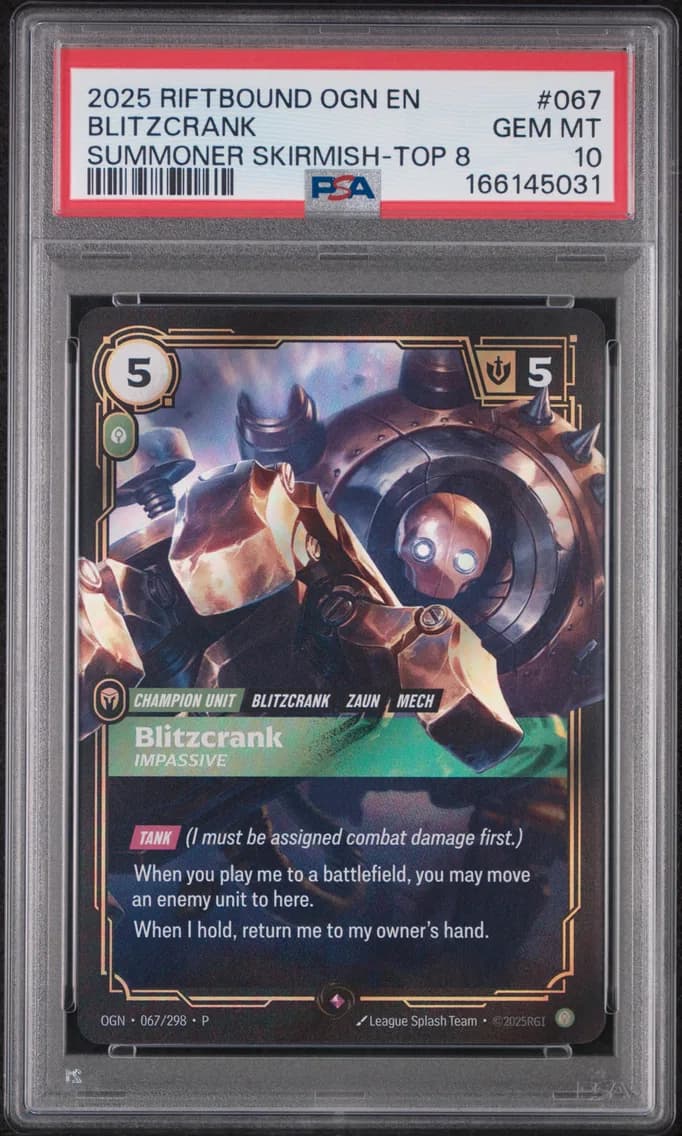 Blitzcrank - Impassive, PSA 10
