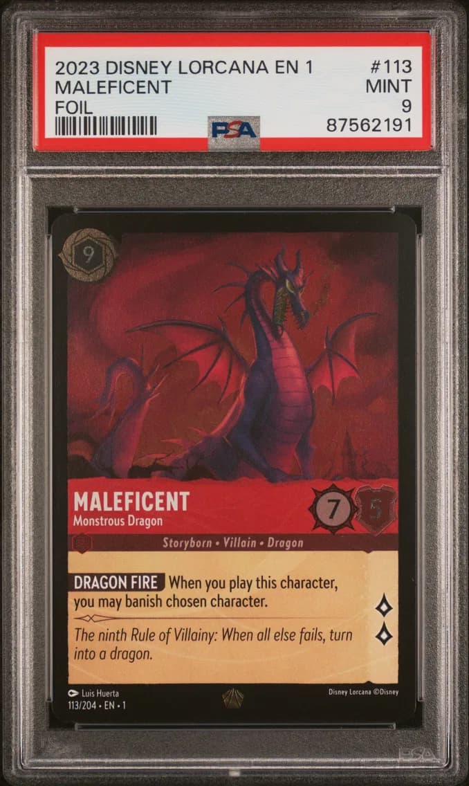 MALEFICENT, PSA 9