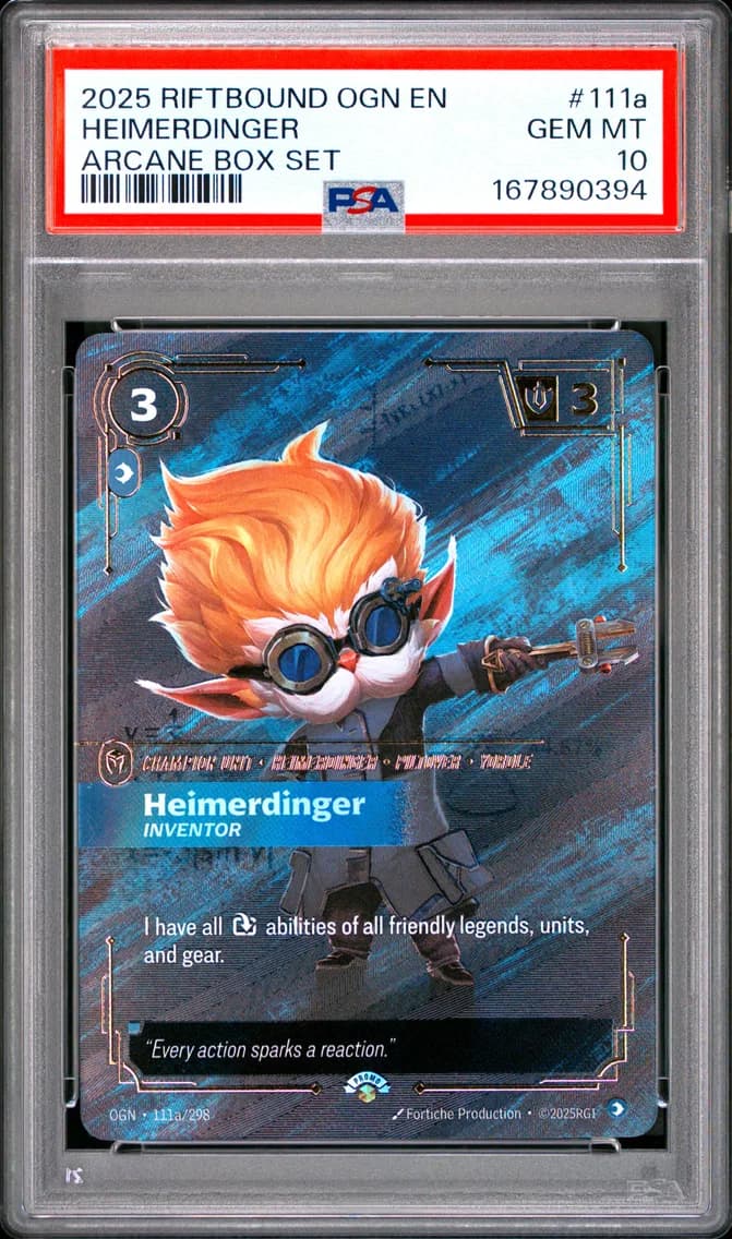 Heimerdinger - Inventor, PSA 10