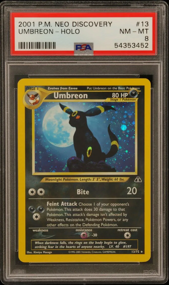 Umbreon-Holo, PSA 8