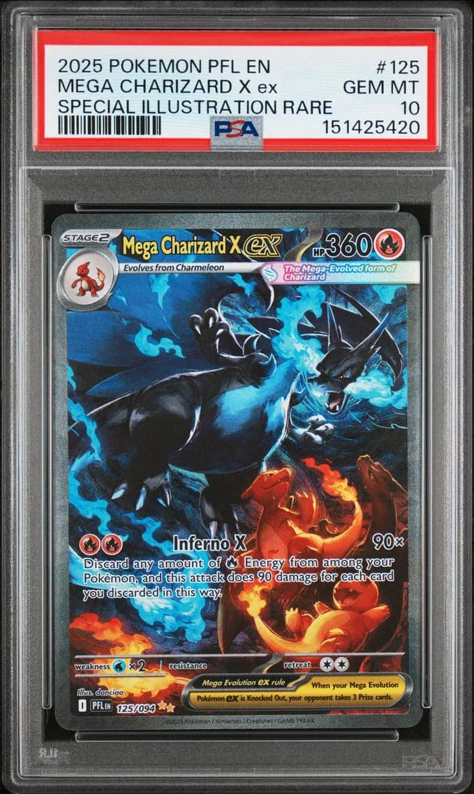Mega Charizard X EX, PSA 10