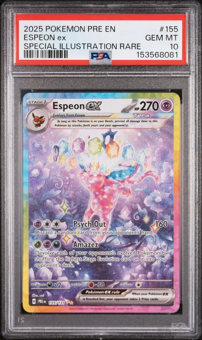Espeon EX, PSA 10