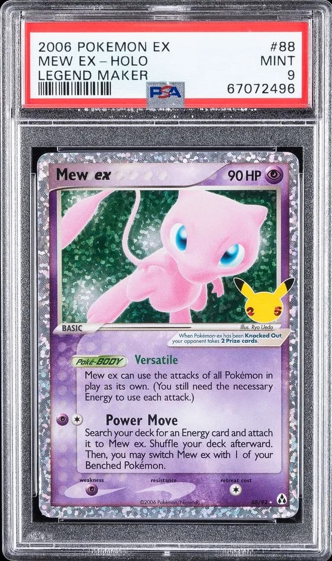 Mew EX-Holo, PSA 9
