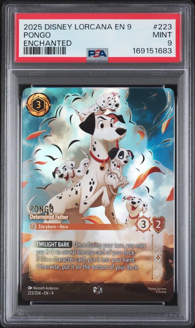 Pongo - Determined Father, PSA 9