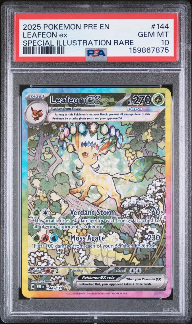 Leafeon EX, PSA 10
