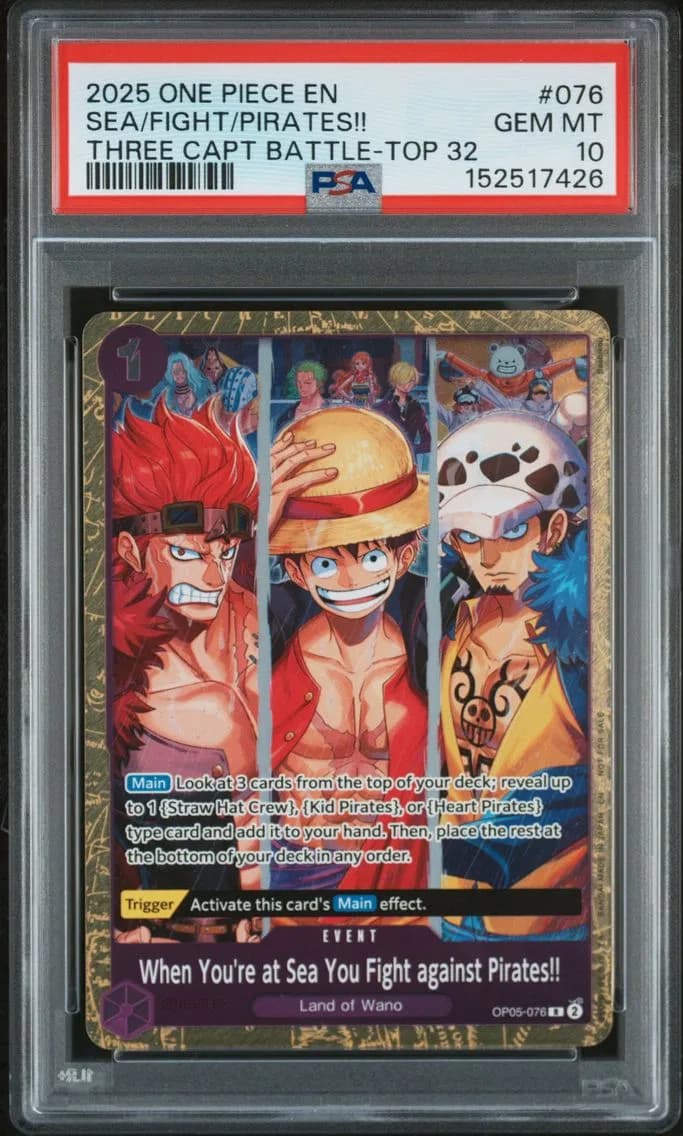 When You're at Sea You Fight Against Pirates!!, PSA 10