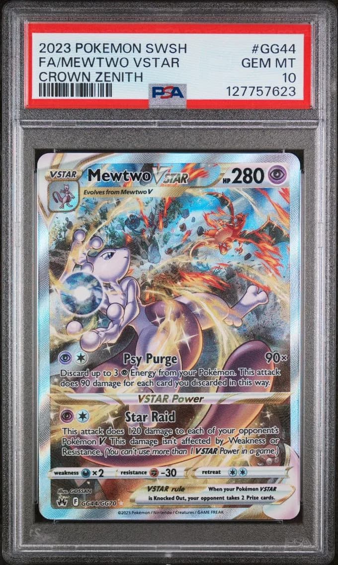 Full Art/Mewtwo Vstar, PSA 10