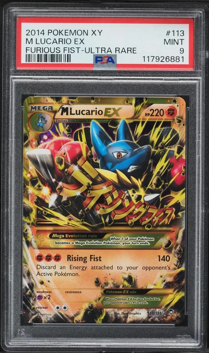 M Lucario EX, PSA 9