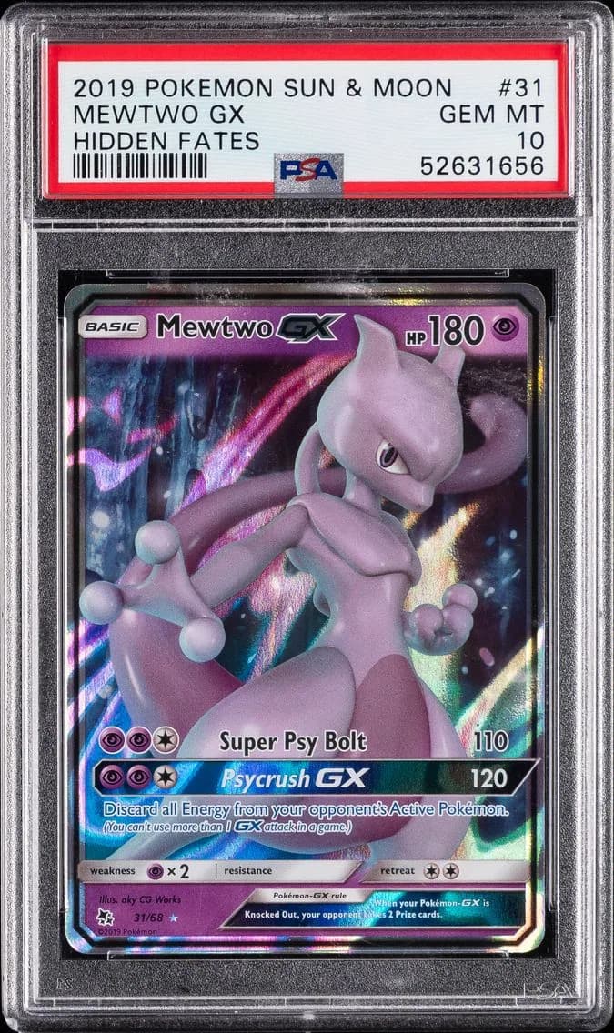Mewtwo GX, PSA 10