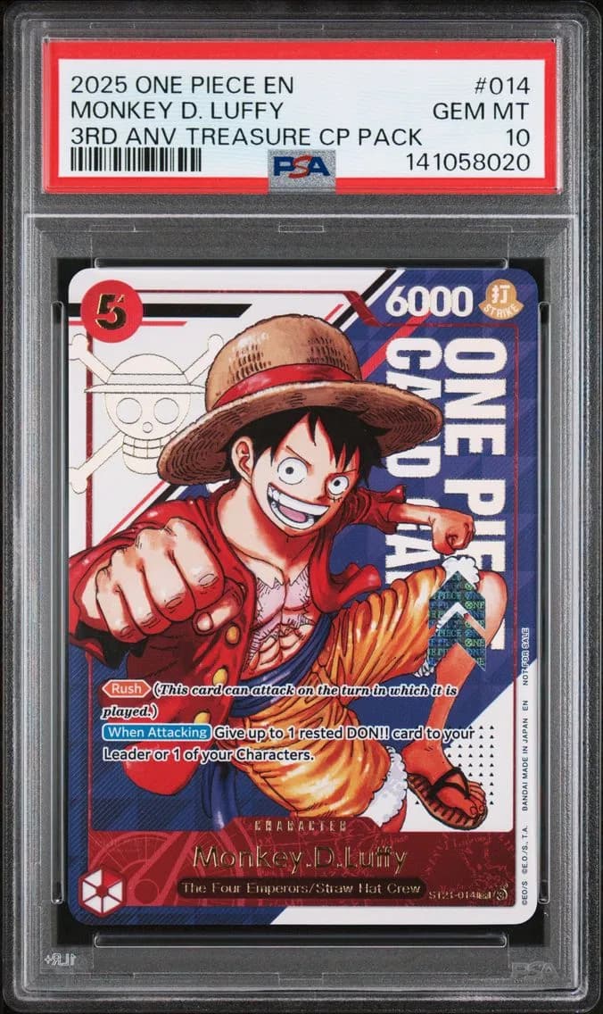 Monkey D. Luffy, PSA 10