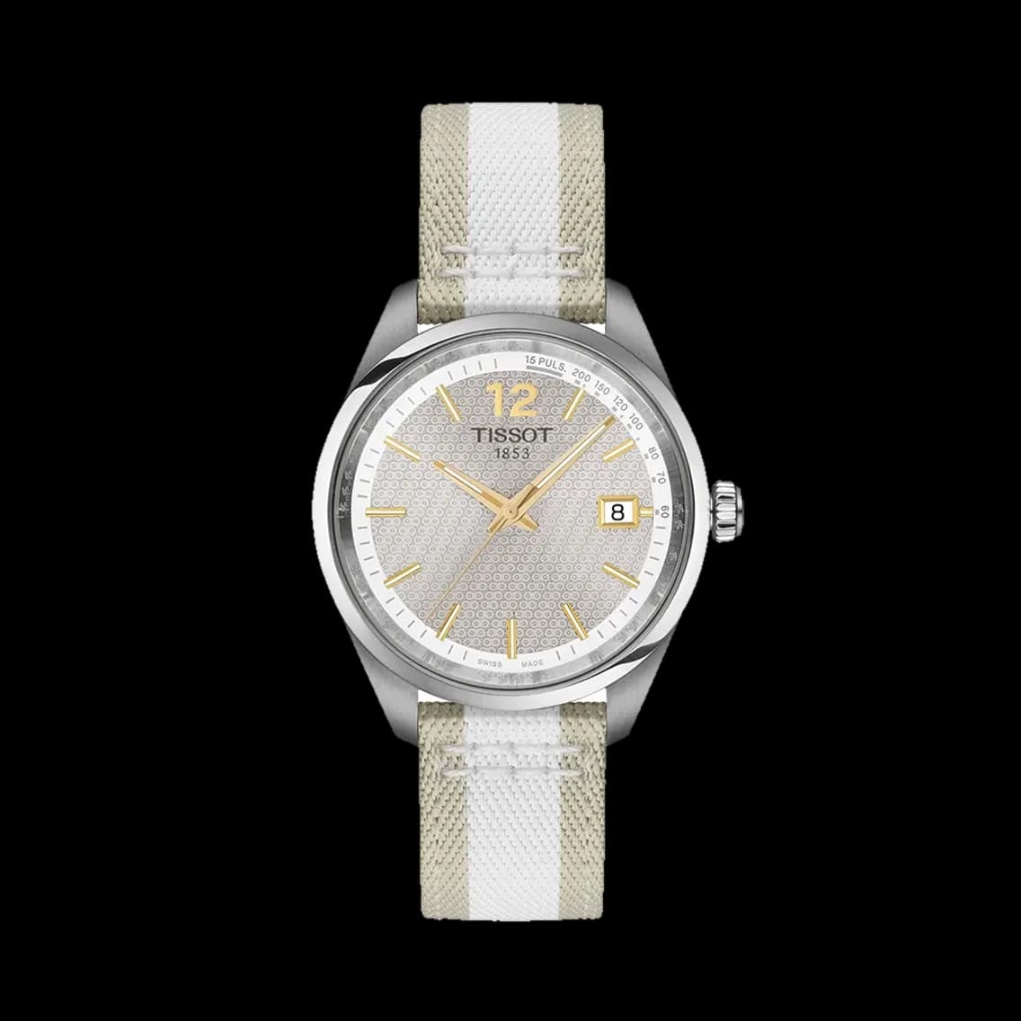 Tissot PR 100 Quartz Cycling 34mm - Grey on Fabric Strap, TEDDY BALDASSARRE 10