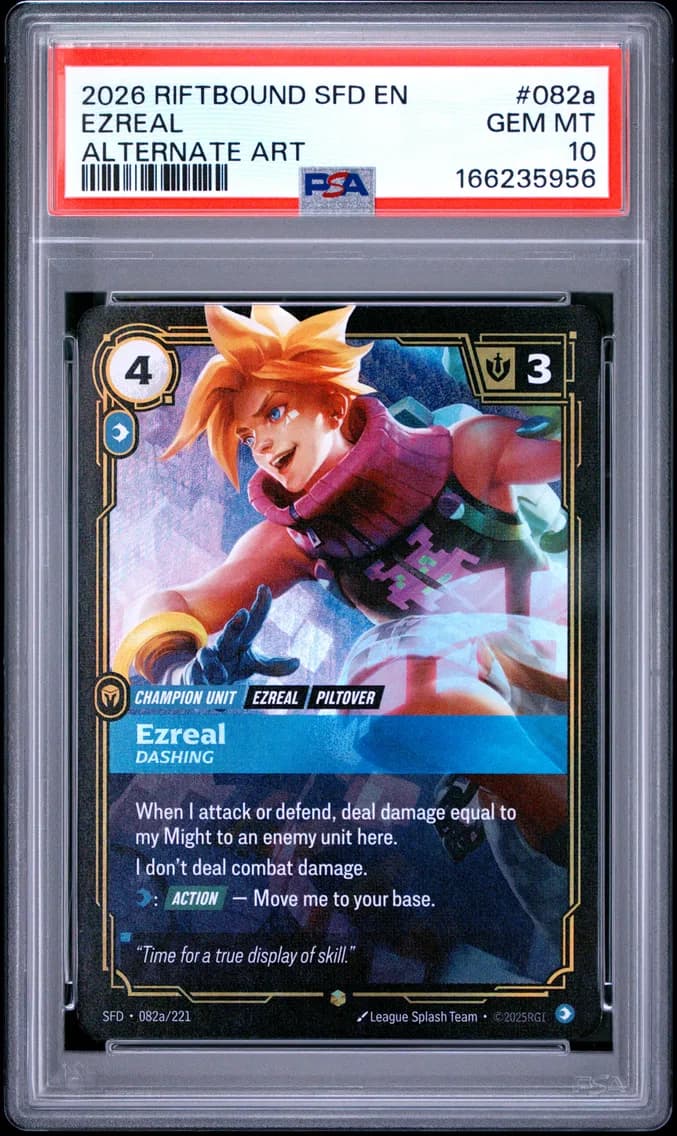 Ezreal - Dashing, PSA 10
