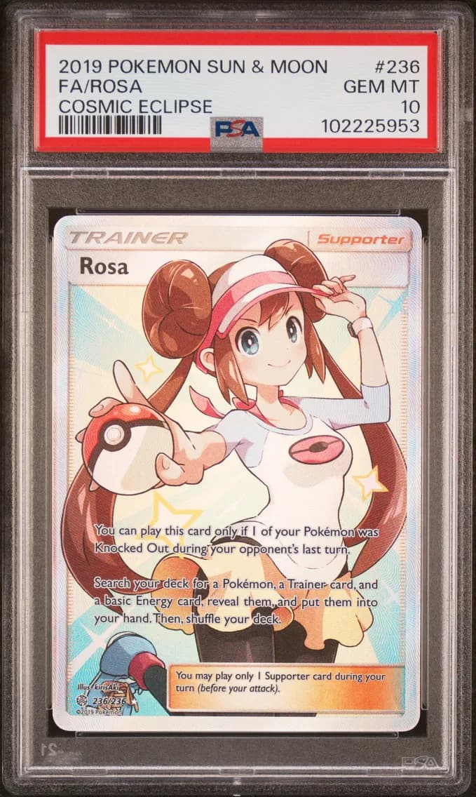 Full Art/Rosa, PSA 10