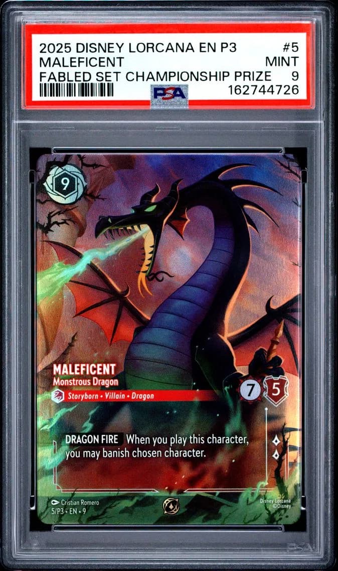 MALEFICENT, PSA 9