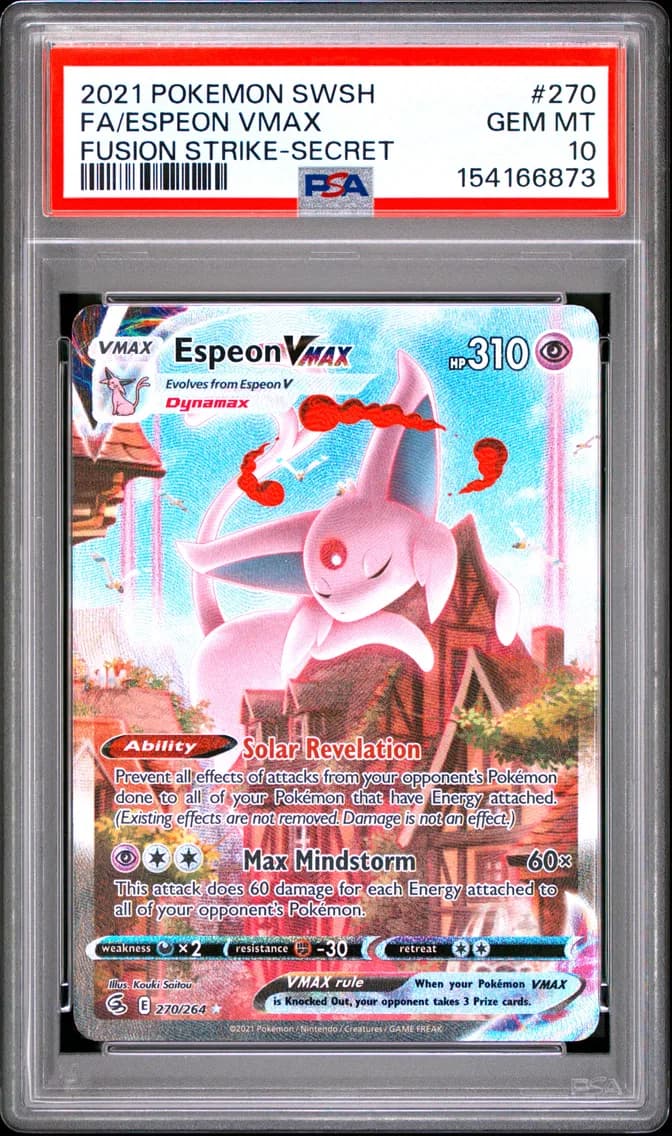Full Art/Espeon Vmax, PSA 10