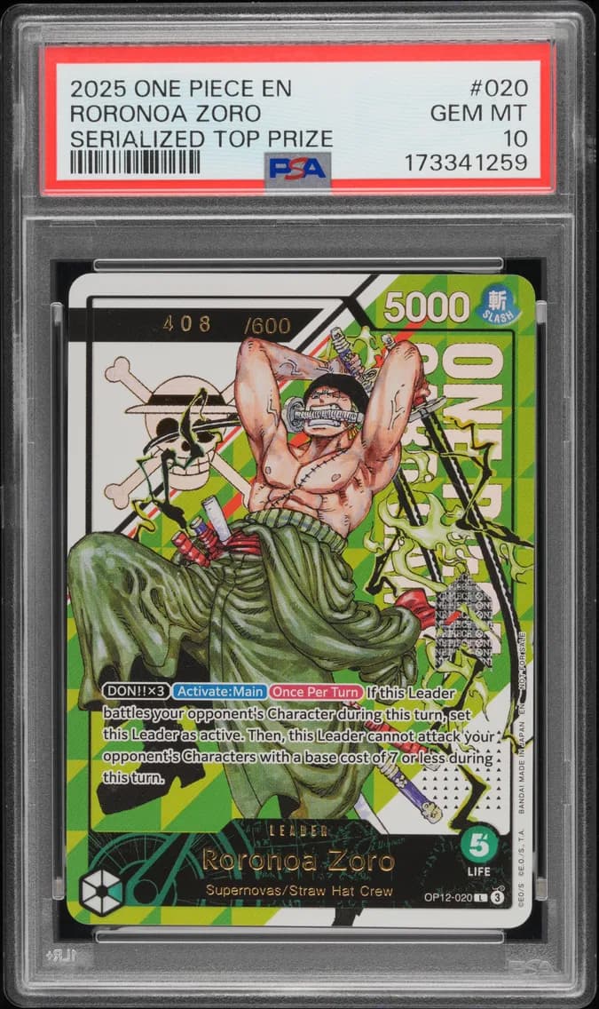 Roronoa Zoro, PSA 10