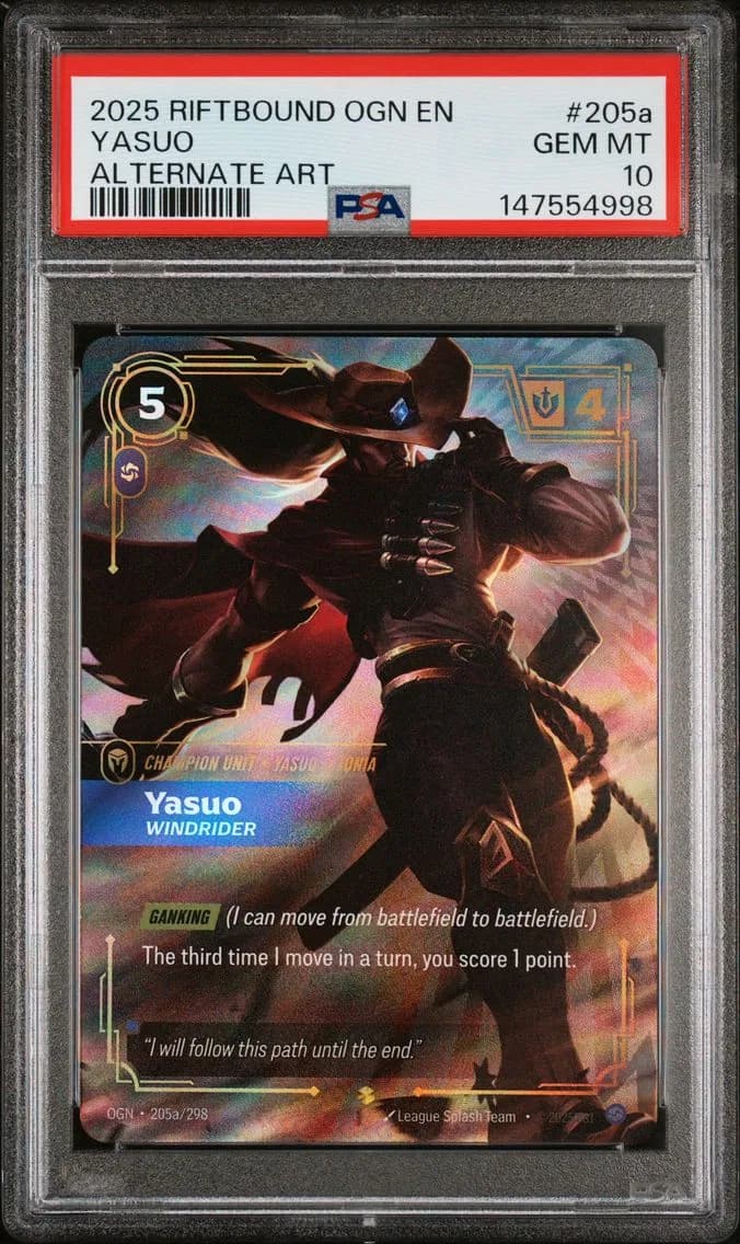 Yasuo - Windrider, PSA 10