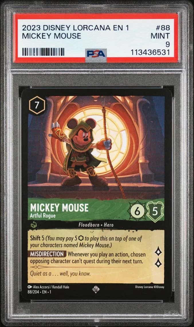 Mickey Mouse - Artful Rogue, PSA 9